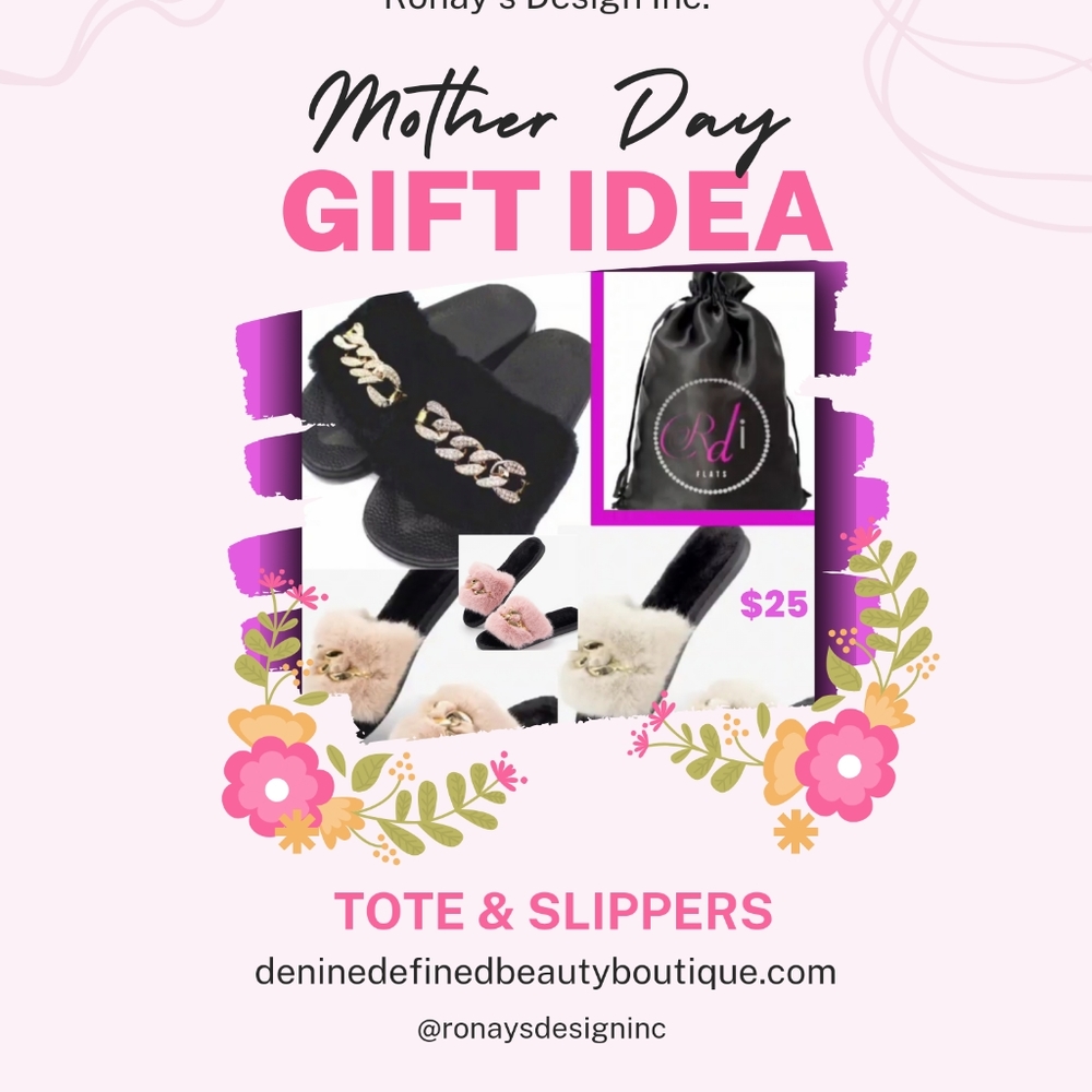 Slippers & Tote